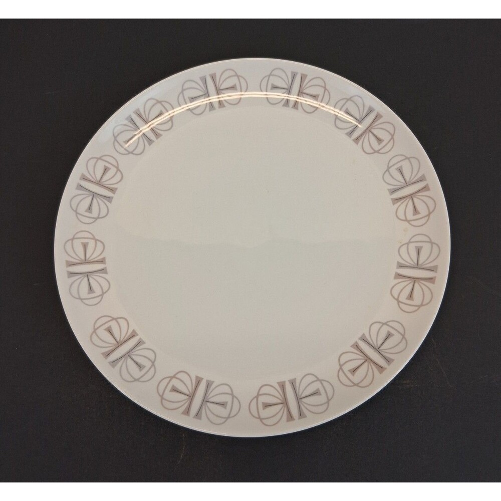 VTG Franciscan Merry-Go-Round 10.25" Dinner Plate Whitestone Ware USA 1950s EUC
